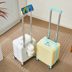 14-Inch Lightweight Carry-On Suitcase With Holders