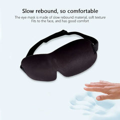 3D Lightweight Sleep Travel Mask With Earplugs