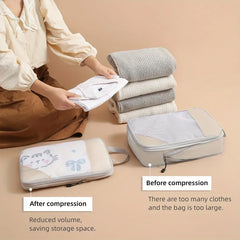 3-Piece Compression Packing Cube Travel Set