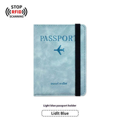 PU Leather Anti-Magnetic Passport Luggage Tag