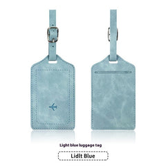 PU Leather Anti-Magnetic Passport Luggage Tag
