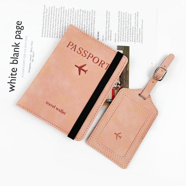 PU Leather Anti-Magnetic Passport Luggage Tag