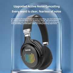KP-H103 Foldable RGB Bluetooth Noise-Canceling Headphones