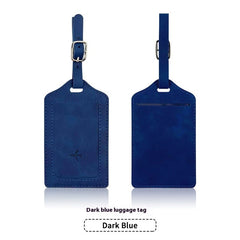 PU Leather Anti-Magnetic Passport Luggage Tag