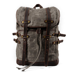 Waterproof Canvas Men’s Shoulder Travel Backpack