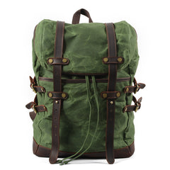 Waterproof Canvas Men’s Shoulder Travel Backpack