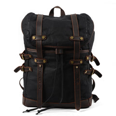 Waterproof Canvas Men’s Shoulder Travel Backpack