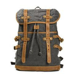 Waterproof Canvas Men’s Shoulder Travel Backpack