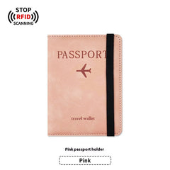 PU Leather Anti-Magnetic Passport Luggage Tag