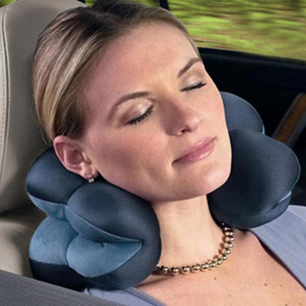 Lightweight Microbead Portable Neck Support Pillow
