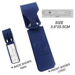 PU Leather Creative Suitcase Luggage Tag Holder