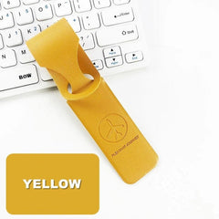 PU Leather Creative Suitcase Luggage Tag Holder