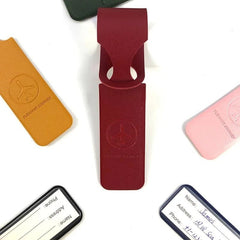PU Leather Creative Suitcase Luggage Tag Holder
