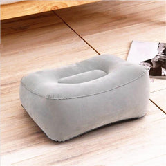 Inflatable Portable Footrest Pillow Travel Cushion