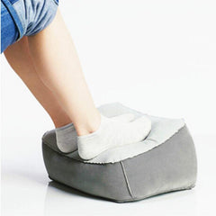 Inflatable Portable Footrest Pillow Travel Cushion