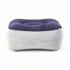 Inflatable Portable Footrest Pillow Travel Cushion