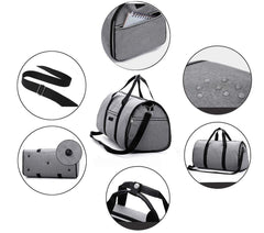 Waterproof 2-in-1 Travel Garment Duffel Bag